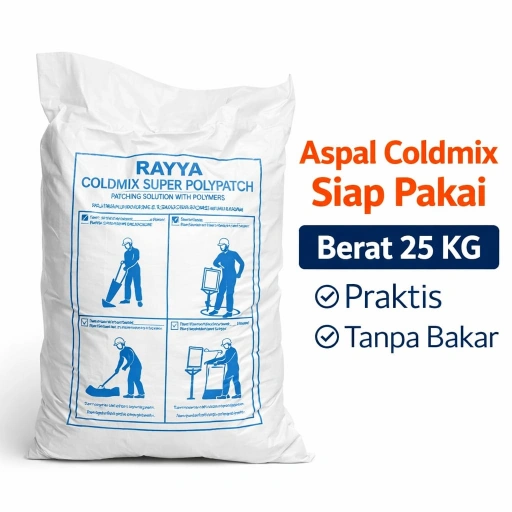 kemasan aspal cold mix siap pakai 25 kg