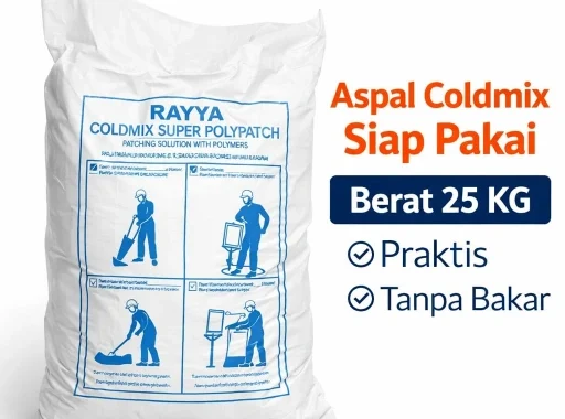 kemasan aspal cold mix siap pakai 25 kg